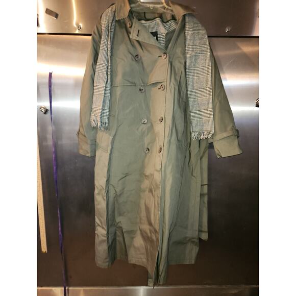Vintage London Fog Trench Coat with Removable Plaid Liner – Made in USA